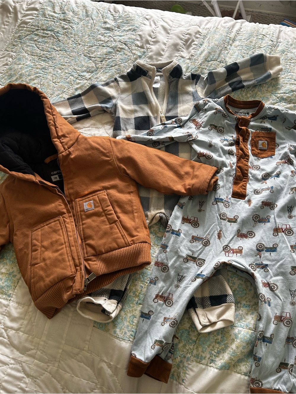Boys Fall/Winter Bundle – Carhartt + Plaid – 12M/18M